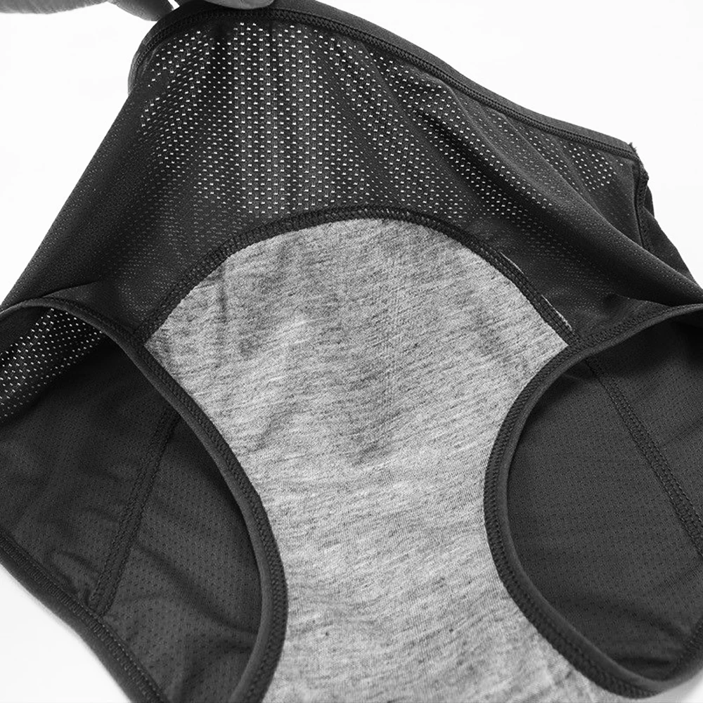 Сексуальные дышащие трусы с высокой талией женские физиологические бесшовные