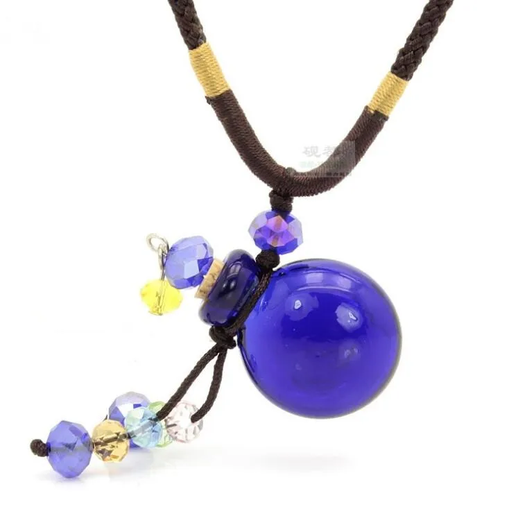 Brokenstone NEW Fashion gourd jewelry Perfume essential oil bottle Creative necklace ethnic | Украшения и аксессуары