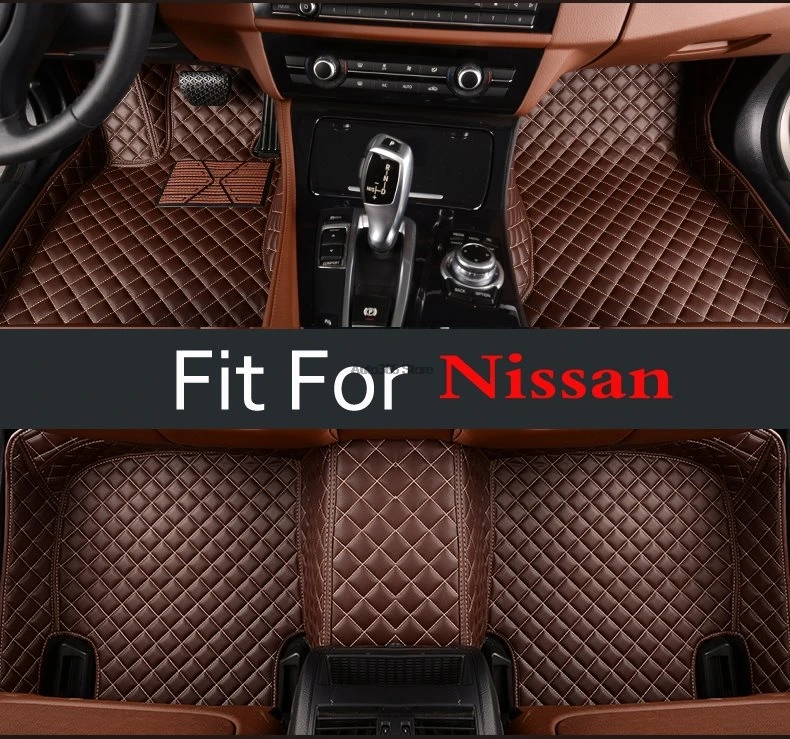 Custom Carpet Red Car Floor Mats For Nissan Patrol Murano Rouge X Trail Altima Qashgai Sentra Styling | Автомобили и мотоциклы