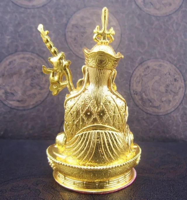 Tibetan Buddhism copper alloy Buddha Padmasambhava figure of the joss special~ | Дом и сад