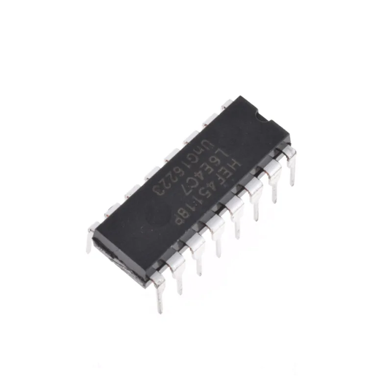 10pcs/lot CD4511BE / HCF4511 HEF4511 BCD code - seven-segment converter drives DIP-16 | Электронные компоненты и