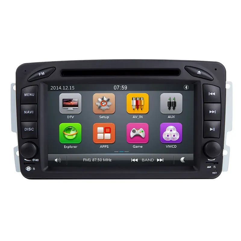 Автомобильный DVD-плеер Josmile 2 Din для W203 Mercedes Benz Vito W639 W168 Vaneo Clk W209 W210 M/ML