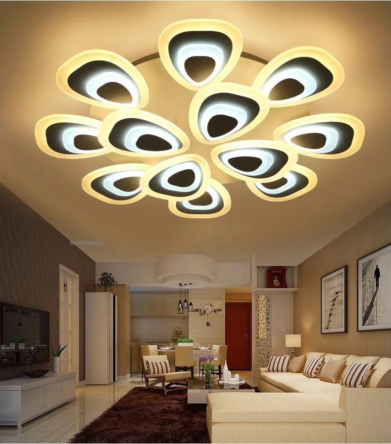

Creative Art LED Acrylic Ceiling Lamps Home Living Room Bedroom Study Room Restaurant Commercial lighting ceiling lights