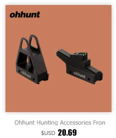 Ohhunt Охотничьи аксессуары R002 перед откидыванием спереди и сзади набор железных отверстий двойная регулировка ветра