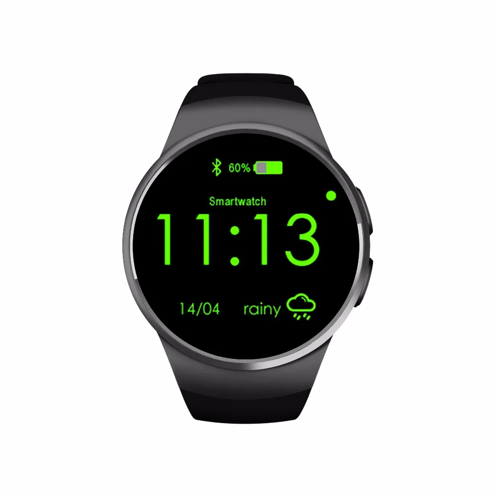 Kingwear Смарт-часы kw18 sim-tf SmartWatch OGS емкостный Экран Смарт наручные часы Bluetooth Facebook для