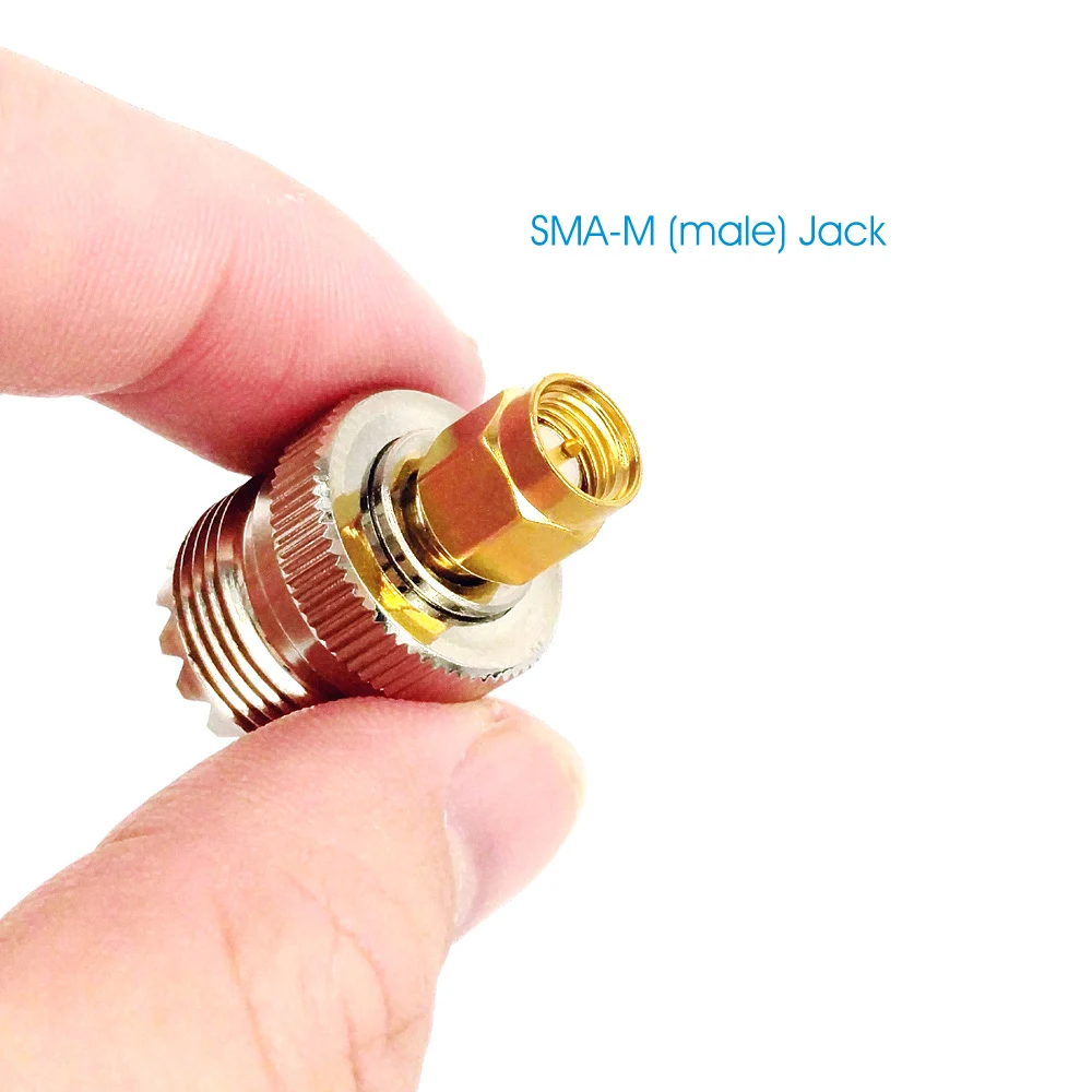 Переходник SMA Male UHF Female SO239 PL259 радиочастотный коаксиальный переходник Coax для
