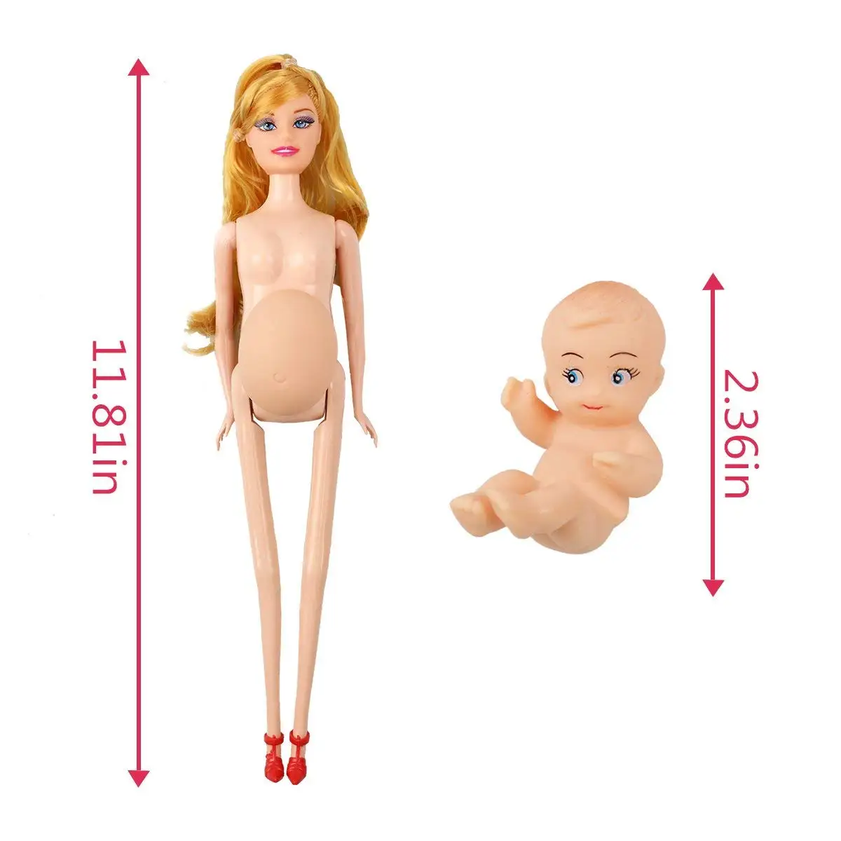 Беременная кукла мама имеет ребенка в ее животике куклы для девочек Подарки на