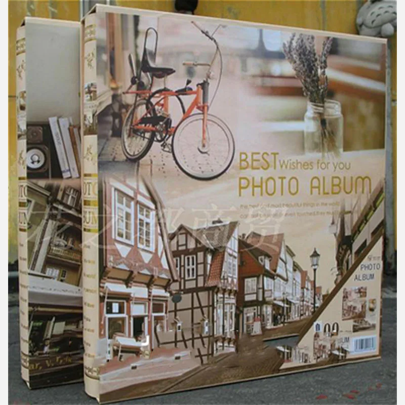 Большой фотоальбом, свадебный альбом для скрапбукинга, детский фотоальбом, Подарок на годовщину, Карты Покемон, сделай сам, свадьба, наша книга приключений, память для ребенка 5A04 - Цвет: Bicycle