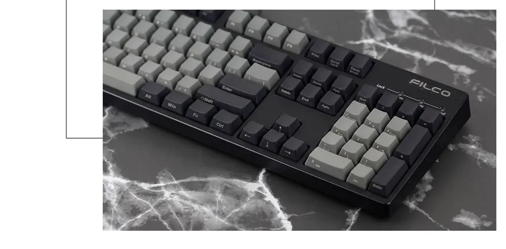 Боковая печать 108 клавиш смешанные цвета OEM профиль толстые pbt брелки съемник для wried usb mechaniacal игровая клавиатура