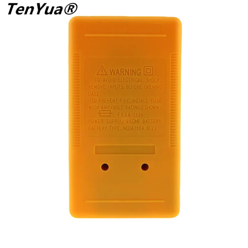 TenYua DT-830B Цифровой Вольтметр Омметр Амперметр мультиметр Ручной тестер DT830B AC DC 750/1000 в Ампер Вольт Ом домашний тестер