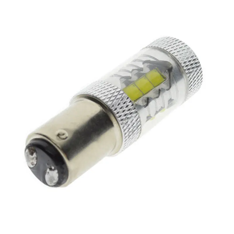 Фото Par Lampada 1157 BAY15D, 80 Вт, 16 светодиодов, чипы Cree, бесплатная доставка/Dlr Renegade Branco (12-24 В постоянного тока) №4