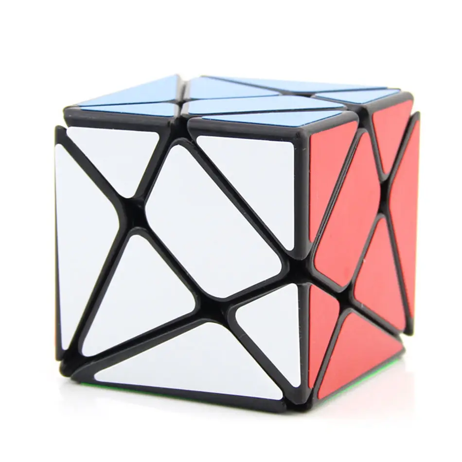 YongJun 3x3 кубик рубика ассиметричный кубик 3x3x3 Skew необычная форма магический куб 3 слоя скоростной куб профессиональные головоломки игрушки для детей - Цвет: Черный