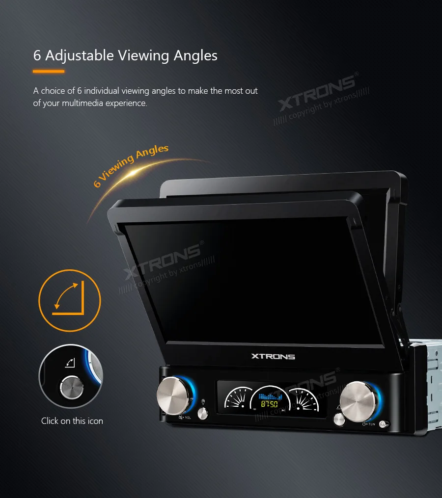XTRONS Универсальный 7 ''Android 8 1 One Din радио автомобильный стерео DVD плеер DSP RCA USB 1080P