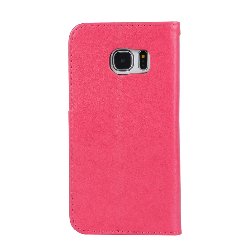 Coque Мода флип чехол для samsung Galaxy S7 искусственная кожа + силикон бумажник задняя