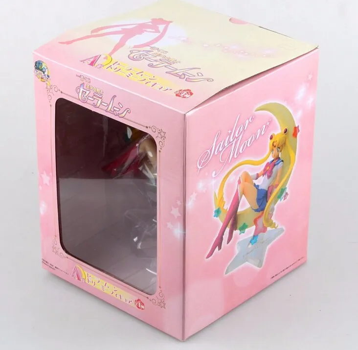 

Cute Anime Sailor Moon Tsukino Usagi PVC Action Figure Collectible Model Doll Kids Toys Gifts 15cm