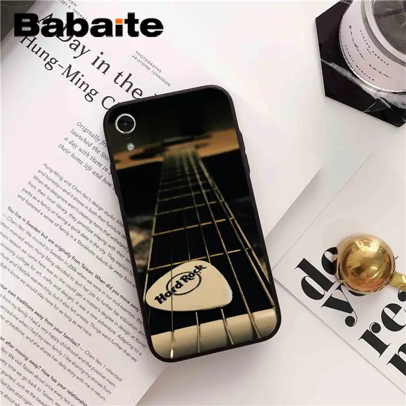 Babaite гитара amp шаблон ТПУ мягкий телефон аксессуары чехол для iPhone 8 7 6 6S Plus X XS MAX 5 5S SE XR Fundas Capa