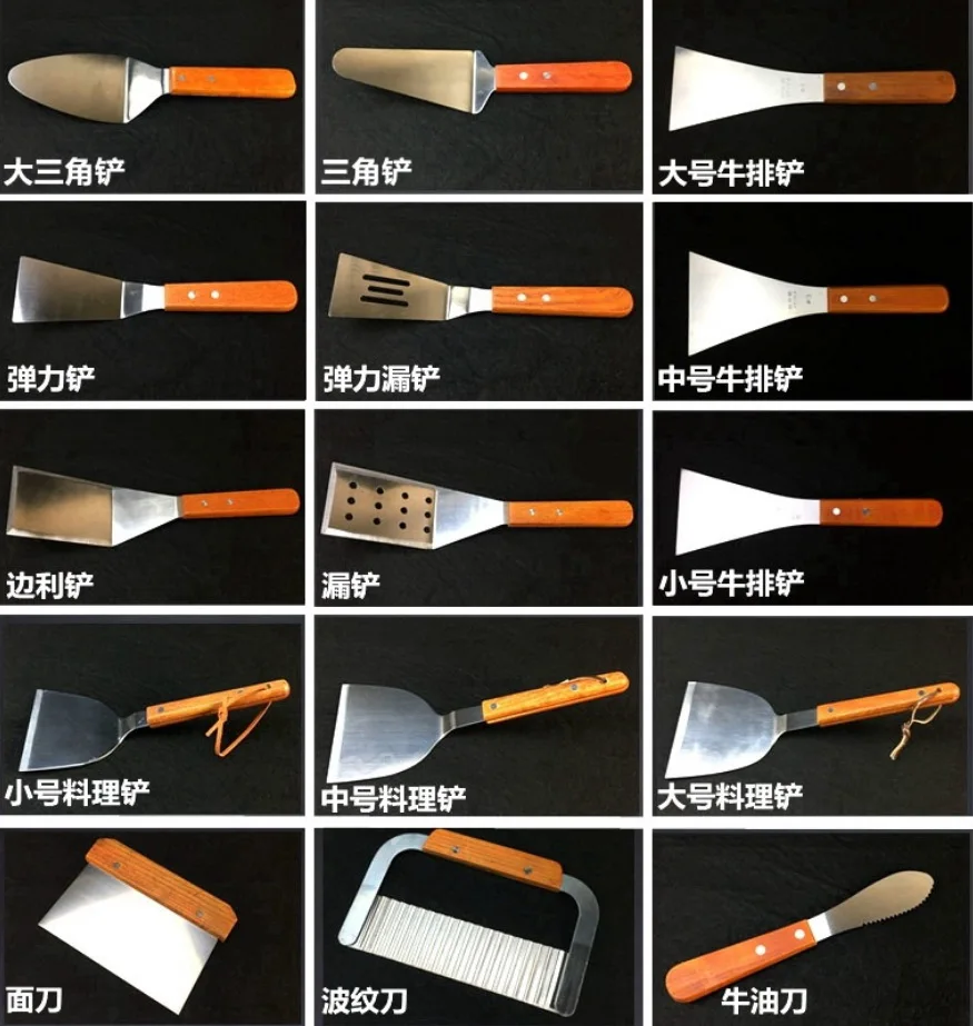 Прямоугольная головка из нержавеющей стали 304 удлиненные ложки для