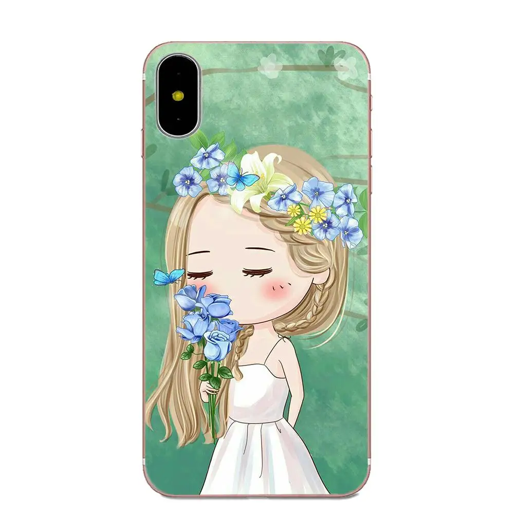 Термополиуретановая защита для экрана лучший друг мультфильм Kawaii Девушка Galaxy J1 J2