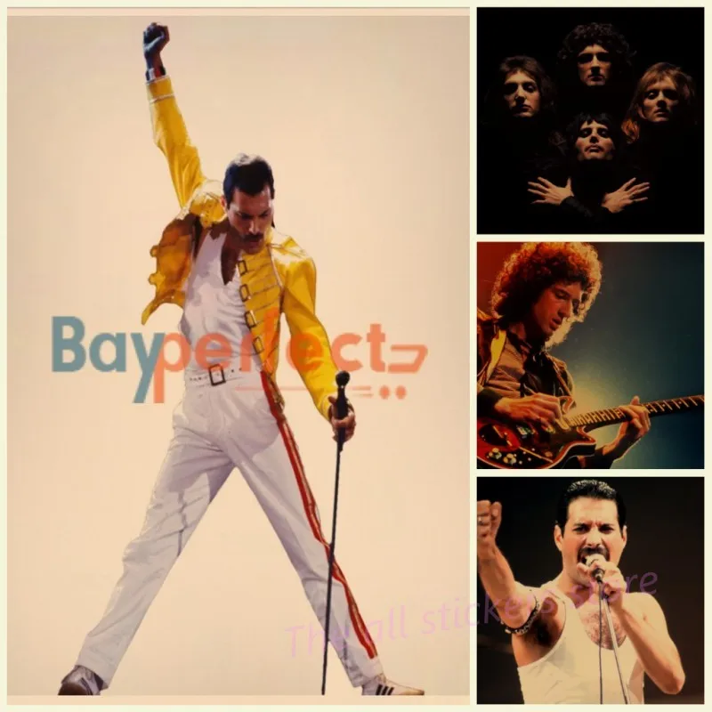 Рок группы queen Ретро плакат крафт бумага обои для дома комнаты Декор Рисунок