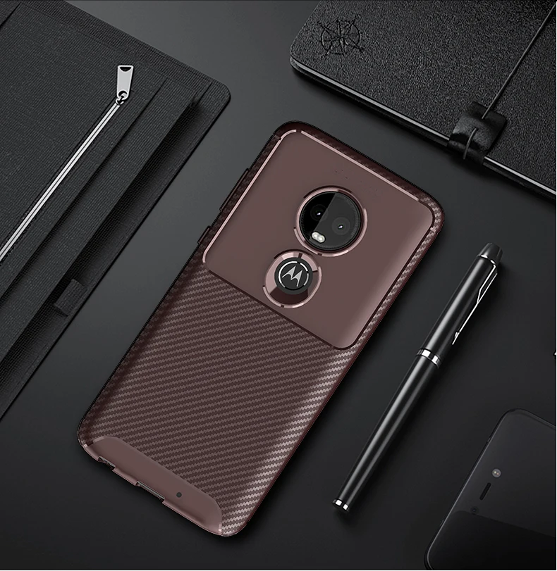 Высококачественный твил мягкий чехол для Motorola Moto G7 Play moto Power телефона | Мобильные