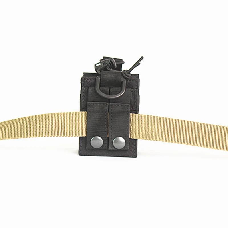 Военный боевой нейлоновый кобура для рации бокс охоты Walkie Talkie D Ring Mag Pouch спорта на