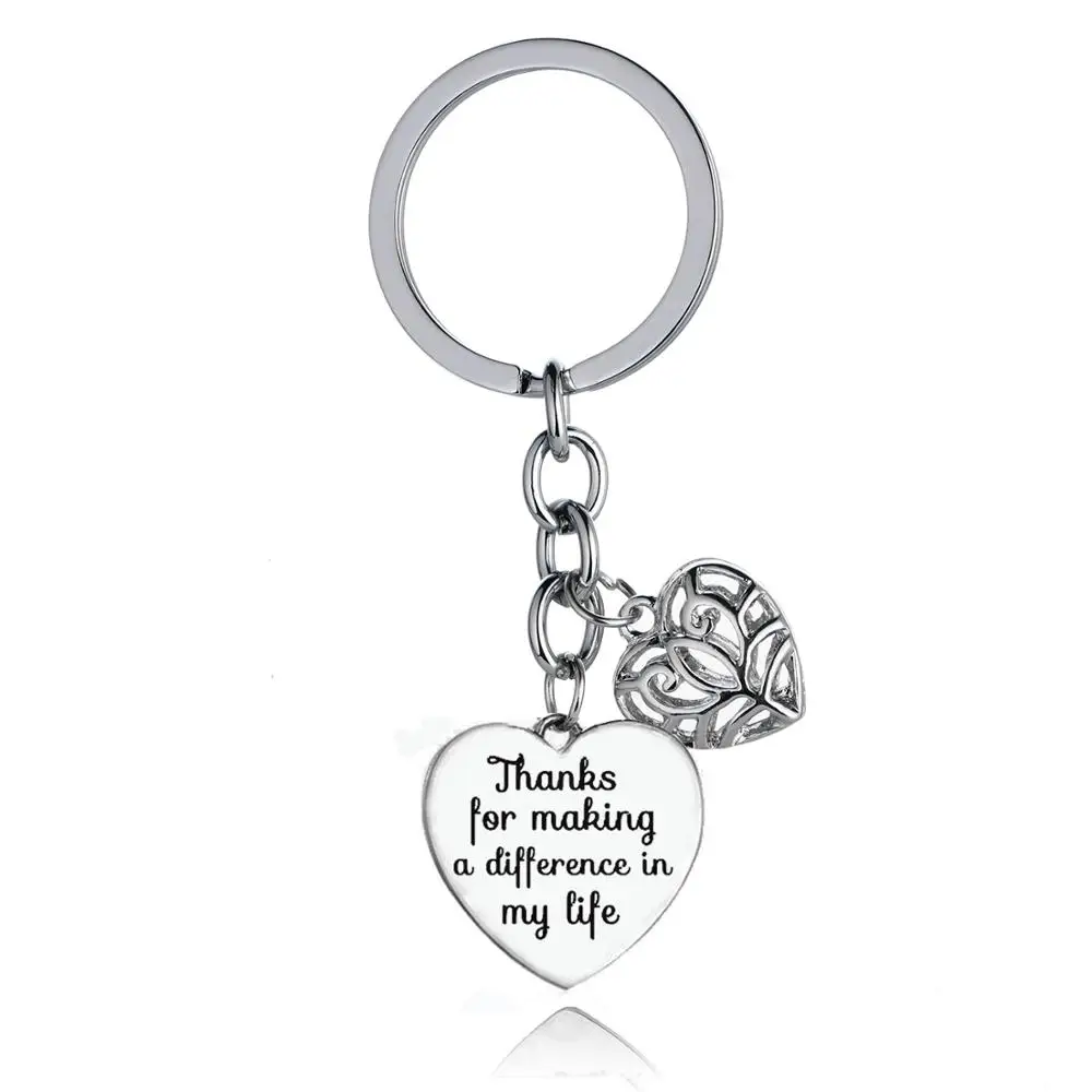 12 шт. оптовая продажа спасибо за разницу в моем родном школьный брелок для женщин