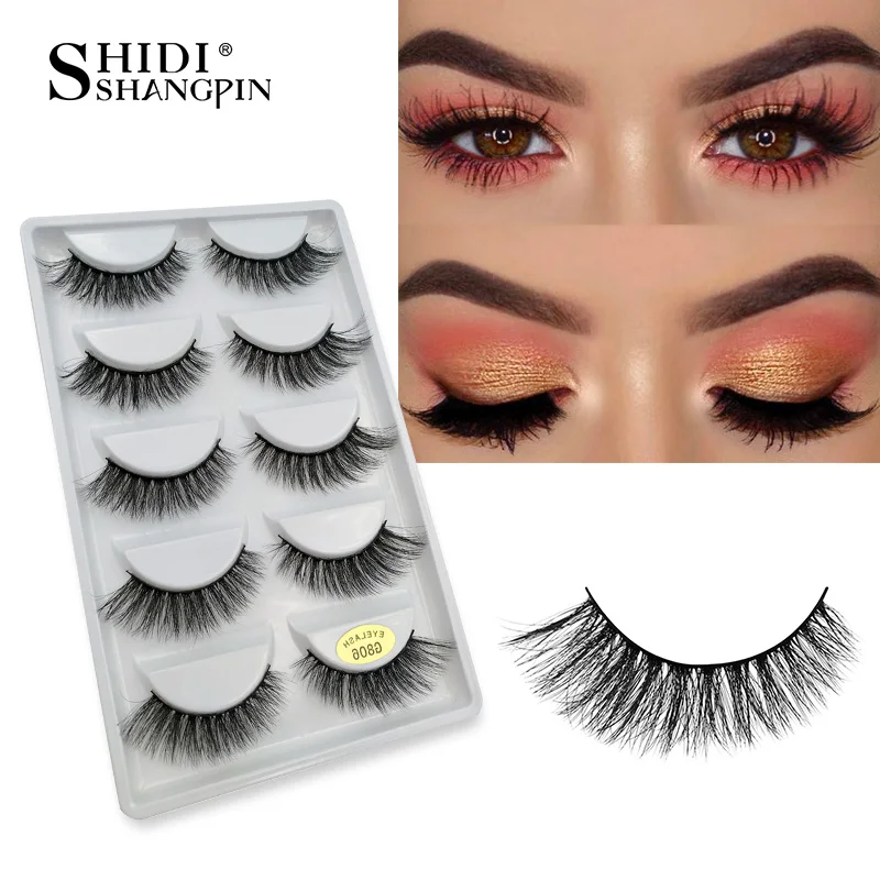 3D ресницы норковые жестокость свободный объем мягкие драматические накладные