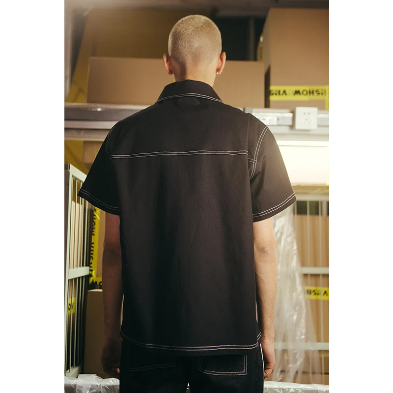 VIISHOW новый бренд Для мужчин рубашки бренда отложной воротник Slim Fit Chemise Homme