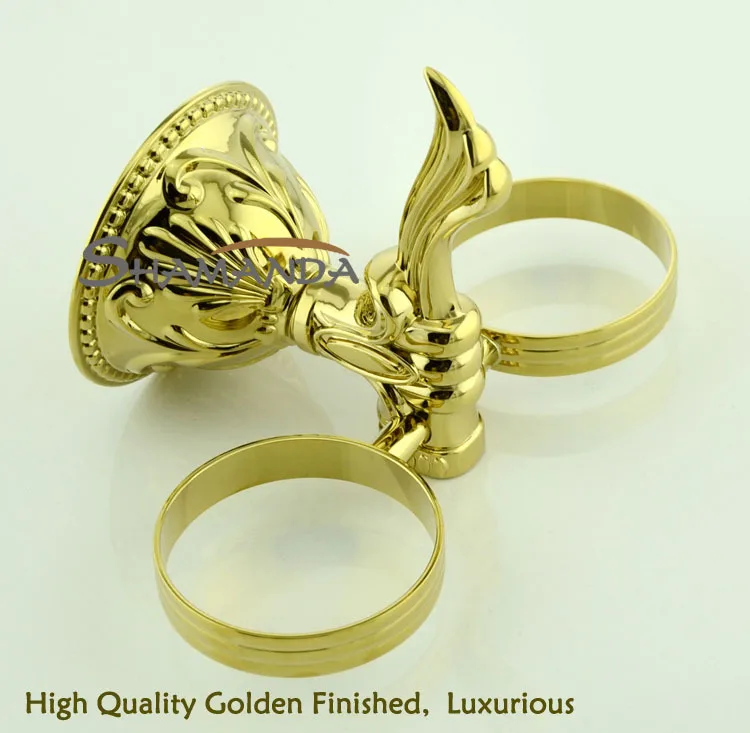 Бесплатная доставка Европейский Стиль роскошный золотое покрытие двойной