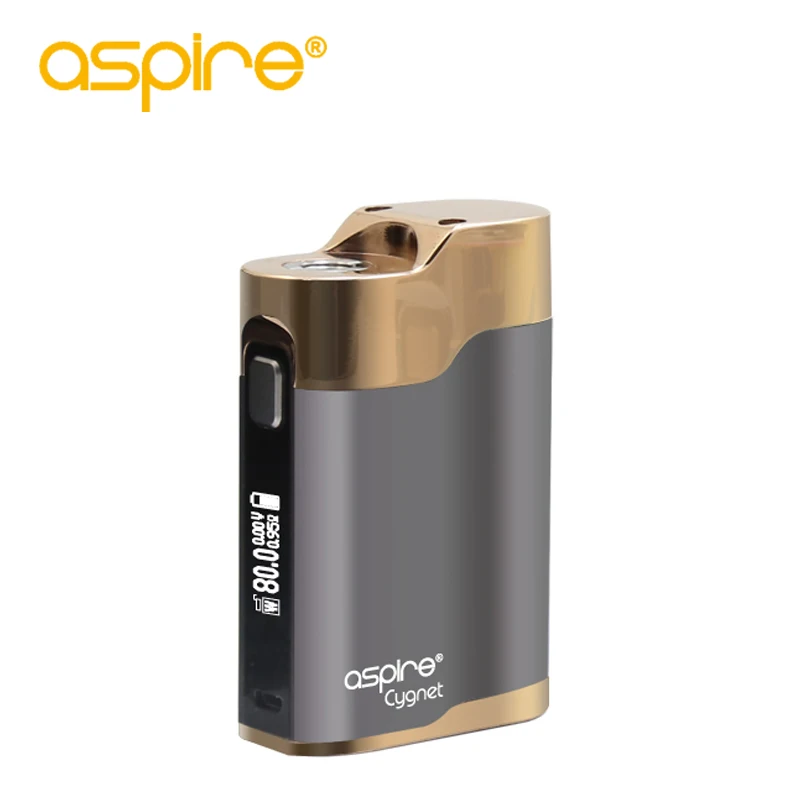 Aspire Cygnet 80 Вт Vape коробка мод 0 86 дюймов OLED экран электронная сигарета без 18650