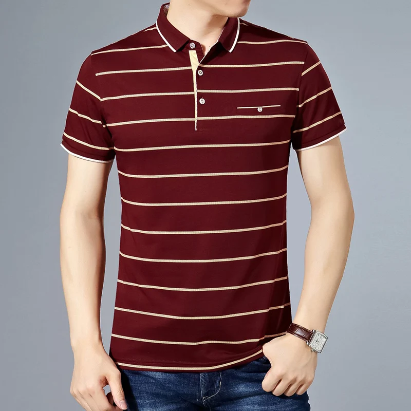 Футболка поло с коротким рукавом для мужчин летняя футболка большого размера в