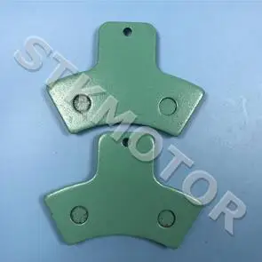 Зеленый Задние тормозные колодки для LINHAI Goon 260 07-09 QUADZILLA CUV 300 08-09 4 e CVT стояночный тормоз 07-08 QZ E 09 320 500 4x4 06-07 - Цвет: Зеленый