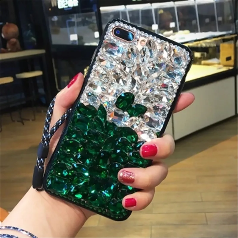 Чехол для телефона XSMYiss Bling с милыми кристаллами стразами и 3D камнями чехол iPhone 5 6 7