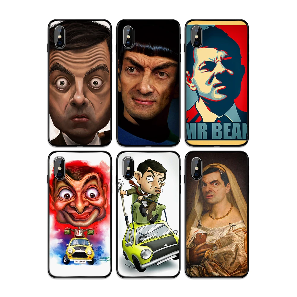 Funny and cute Mr. Bean Soft TPU Case Cover for Apple iPhone 6 6S 7 8 Plus 5 5S SE X XS MAX XR Silicone Cases | Мобильные телефоны