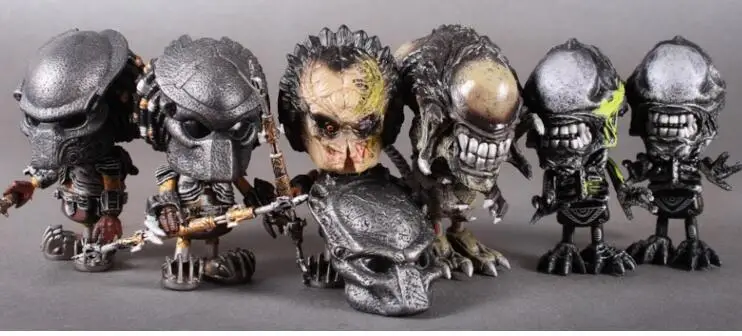 Забавная версия серии &quotPredator&quot 6 шт./компл. 8 см|figure toy|action figure toysaction toys |
