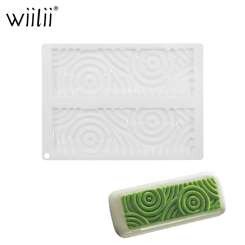 Прямоугольная форма для торта с облачным узором украшения инструменты шоколада