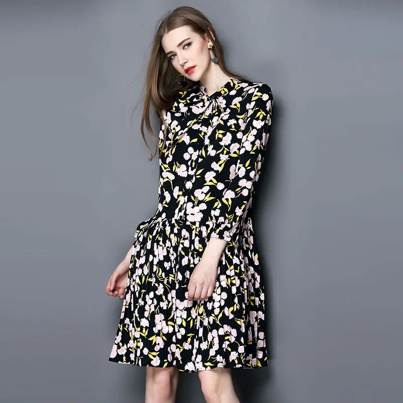 2017 Лидер продаж трапециевидной формы Vestidos De Fiesta женское платье Новый женский с
