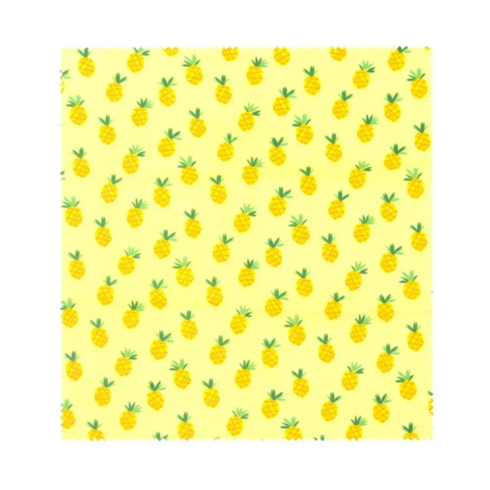 Визуальный сенсорный ананас 3 размера пчелиная восковая ткань обертка для хлеба