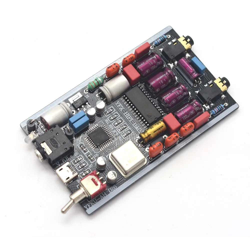 PCM2706+ TDA1305 ЦАП Декодер amp ies до 3,5 мм выход USB Amp Мини ЦАП Декодер только плата G2-009