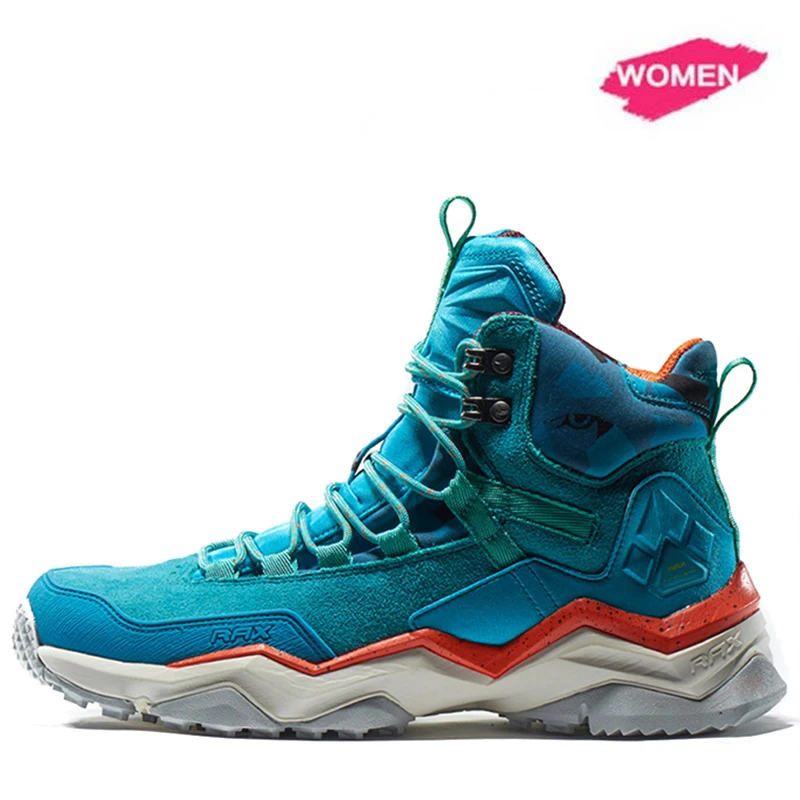 hulanse Women Boots RAX мужские водонепроницаемые треккинговые ботинки из натуральной кожи для горного туризма Мужские дышащие треккинговые ботинки мужские альпинистские ботинки - Цвет: hulanse Women Boots