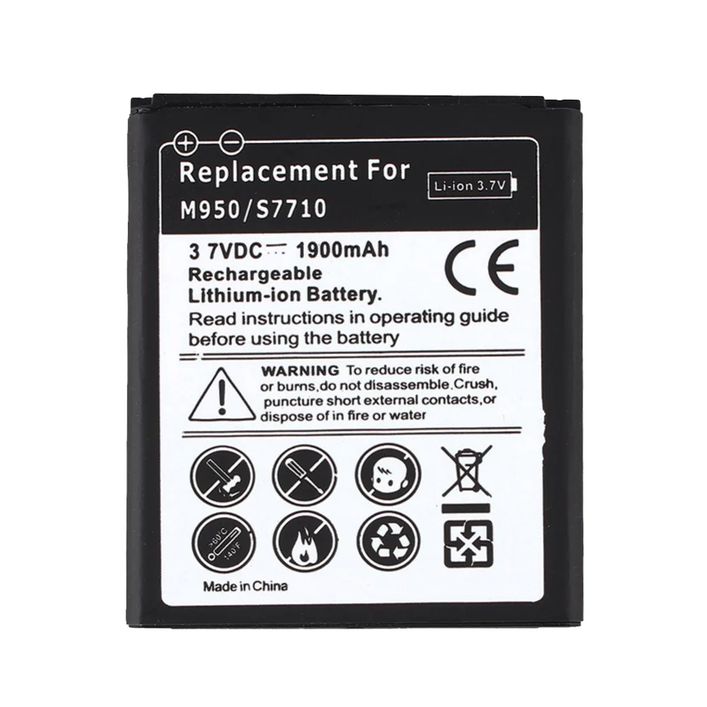 Высокое качество 1900mAH запасная батарея для Samsung Galaxy Reverb Xcover 2 S7710 M950 Batterie Bateria
