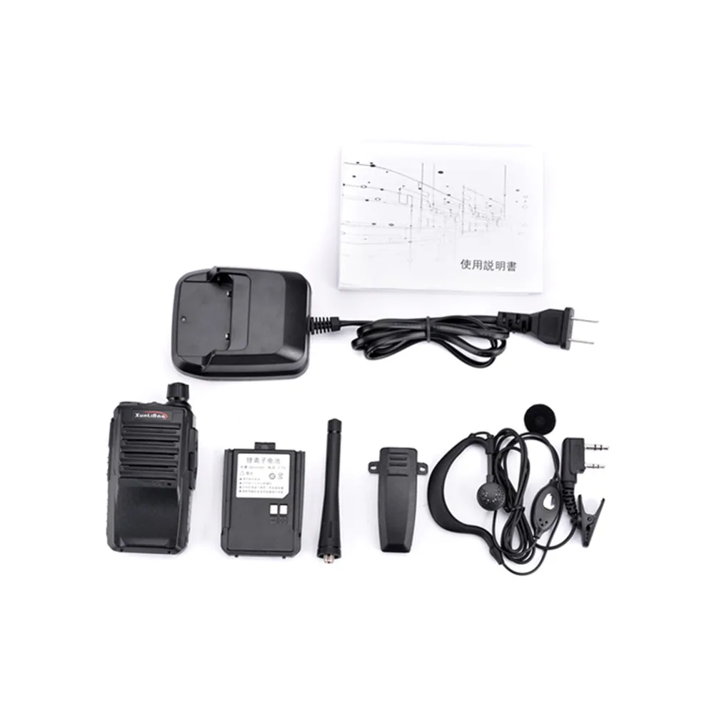 4PCS  PMR Walkie Talkie 5W Baofeng XUNLIBAO X1 Mini Two Way Radio Handheld Transceiver FRS Transceiver