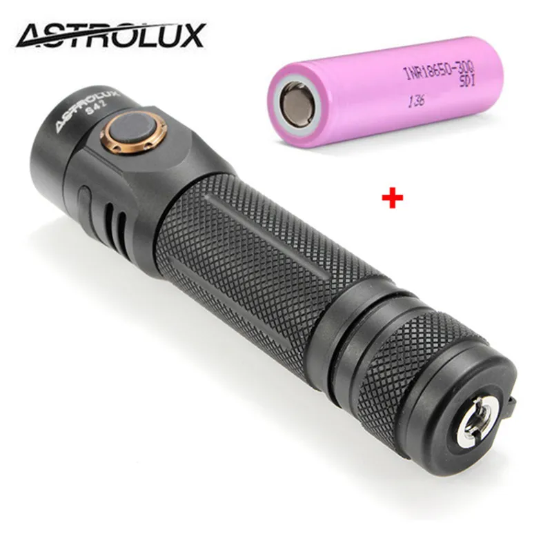 Astrolux S42 18650 версия 4x Nichia 219C/XP-G3 2023LM USB EDC светодиодный фонарик+ INR18650 30Q Батарея щелкающие IPX-65 фонарь