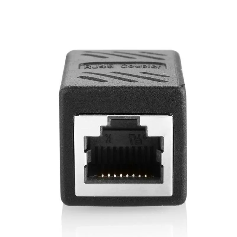 1 пара RJ45 Женский муфта для Ethernet Cat 5/CAT 6 LAN кабель удлинитель @ JH| |