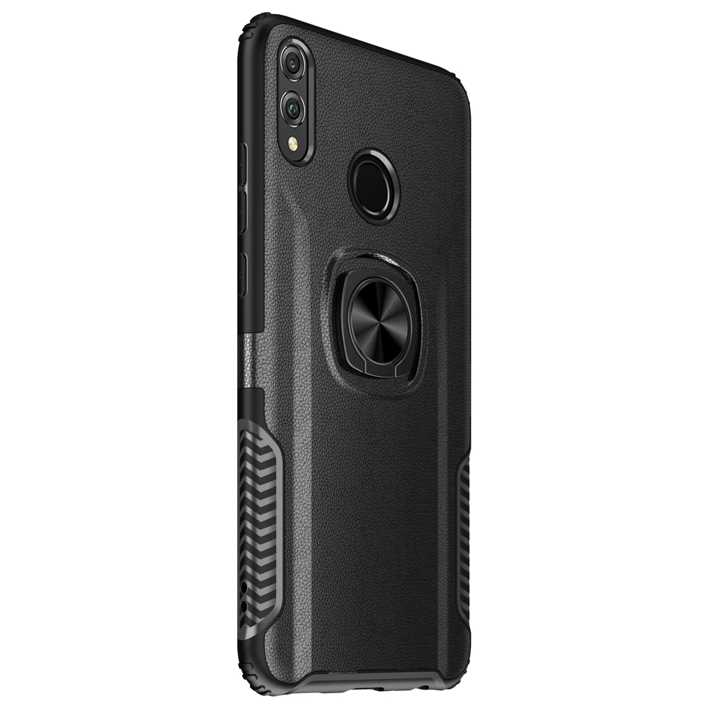 Для Honor 8X Max чехол, роскошный рыцарь, броня, задняя крышка для huawei Honor8X, Прочный Гибридный автомобильный держатель, кронштейн, чехол для телефона(XS0418