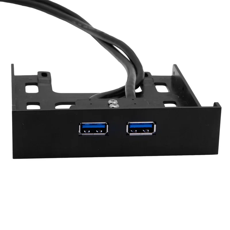 Разъем переходник для передней панели с 2 портами USB 3 5 20 Pin 0 дюйма|Компьютерные
