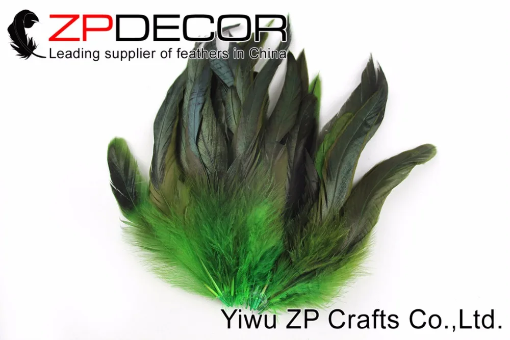 ZPDECOR 200 шт./лот 15 20 см (6 8 дюймов) ручной выбор красивый уникальный Келли зеленый