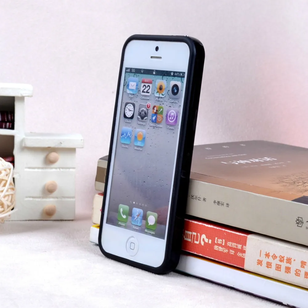 Однотонный ТПУ Pc силиконовый защитный бампер для Iphone 5 5S SE защитный чехол для сотового телефона чехол 10 цветов
