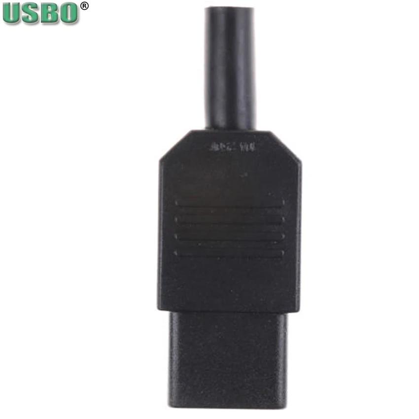 DIY 10A 250 В черный IEC320 C13 C14 Мужской Женский штекер Rewirable PDU UPS Розетка Кабель питания проводной разъем 3 pin AC разъем