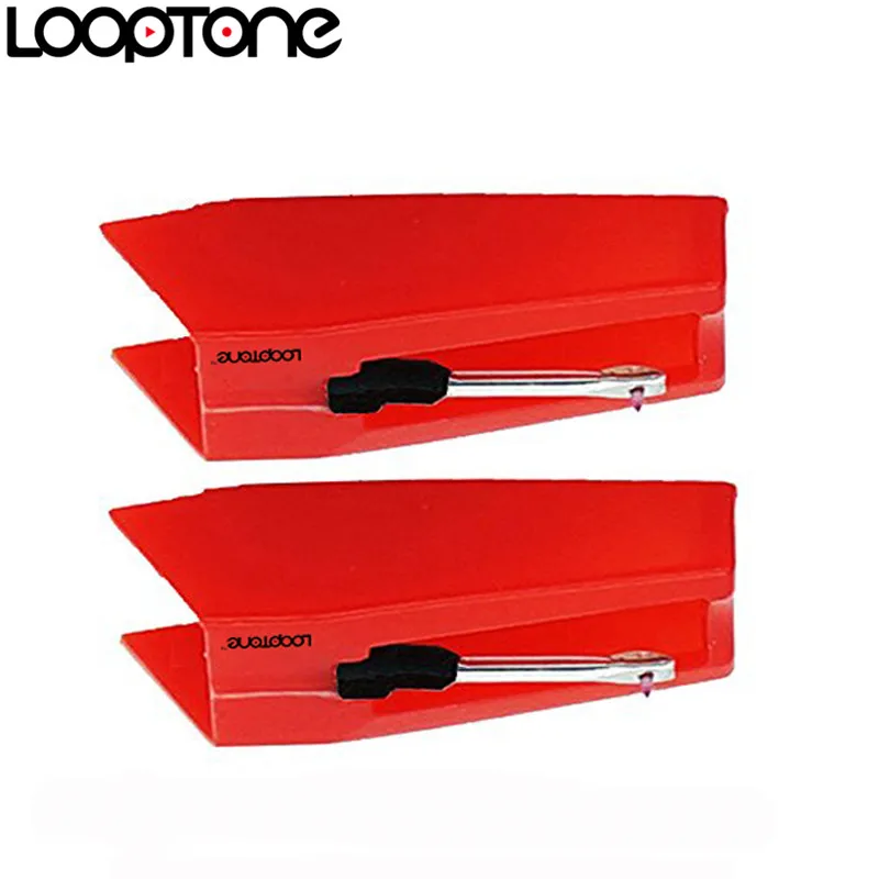 LoopTone 2 шт сапфировый наконечник керамическая игла для винила LP проигрыватель диска, аксессуары для граммофона